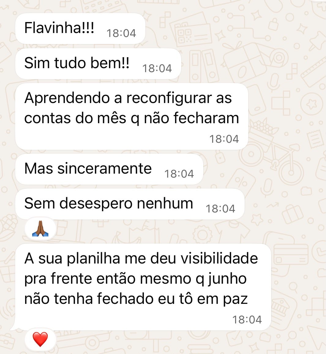 Mensagem de cliente RKS Advisory